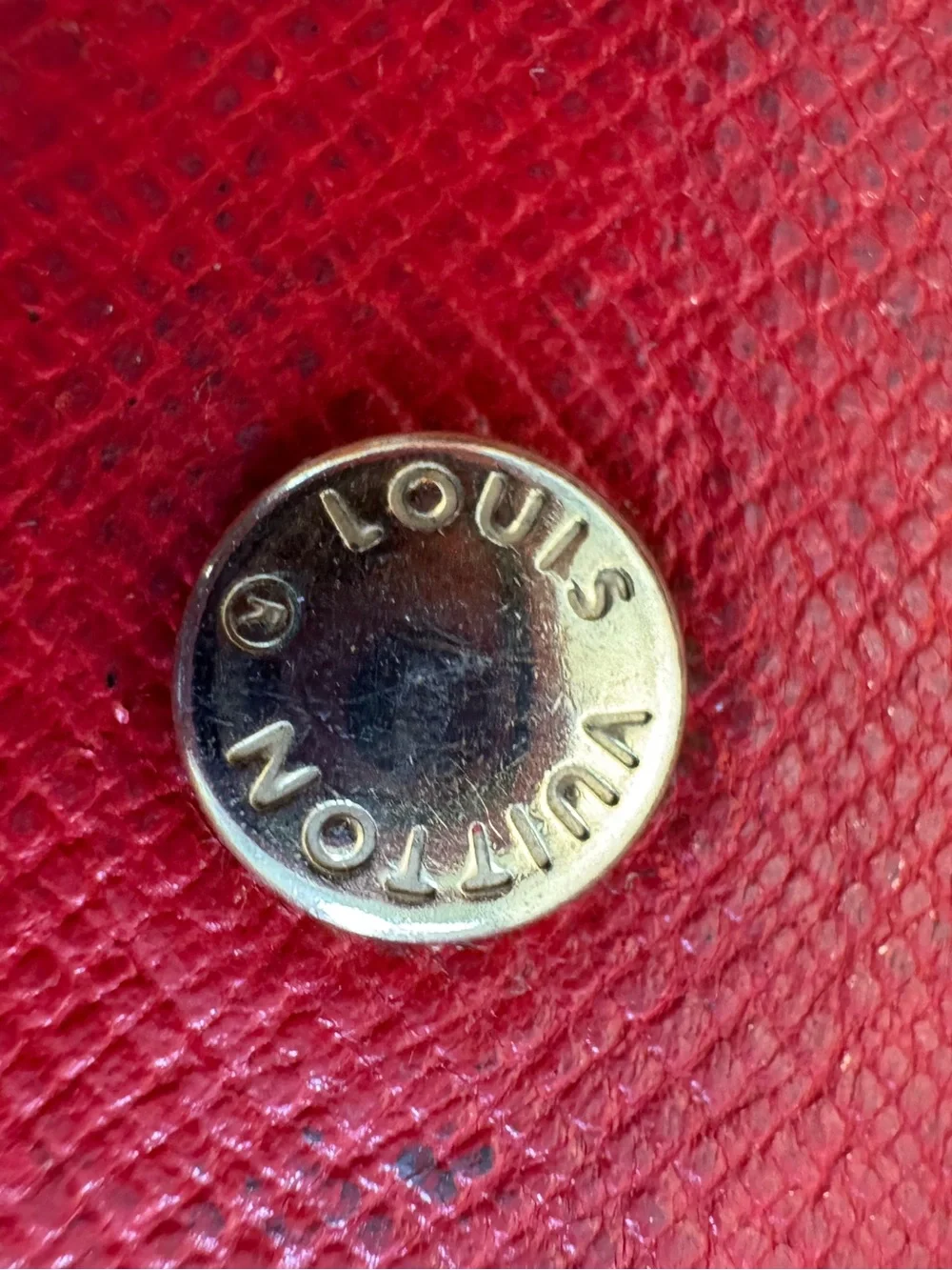 Louis Vuitton Red Epi Leather Key Holder
